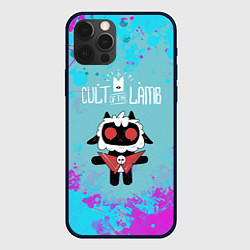 Чехол для iPhone 12 Pro Овечка арт - Cult of the lamb, цвет: 3D-черный