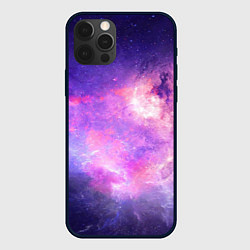 Чехол для iPhone 12 Pro Космическая ветренная вспышка, цвет: 3D-черный