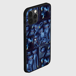 Чехол для iPhone 12 Pro Хагги Вагги паттерн, цвет: 3D-черный — фото 2