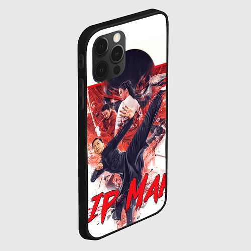 Чехол iPhone 12 Pro Ип Ман - Ip Man / 3D-Черный – фото 2