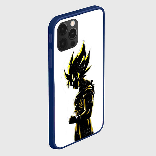 Чехол iPhone 12 Pro Dragonball / 3D-Тёмно-синий – фото 2