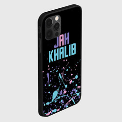 Чехол для iPhone 12 Pro Jah Khalib - краска, цвет: 3D-черный — фото 2