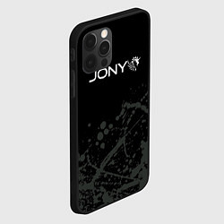 Чехол для iPhone 12 Pro Jony - краска, цвет: 3D-черный — фото 2