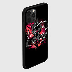 Чехол для iPhone 12 Pro Goku dragon ball аниме, цвет: 3D-черный — фото 2