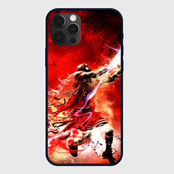 Чехол для iPhone 12 Pro Jordan Graffiti Art, цвет: 3D-черный