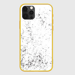 Чехол для iPhone 12 Pro Потертость и бызги, цвет: 3D-желтый