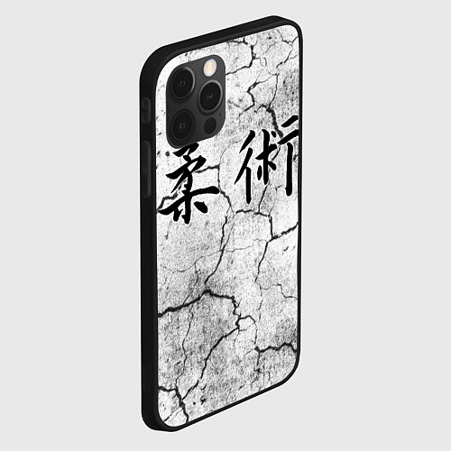 Чехол iPhone 12 Pro Джиу-Джитсу : Потресканная земля / 3D-Черный – фото 2