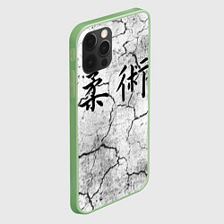 Чехол для iPhone 12 Pro Джиу-Джитсу : Потресканная земля, цвет: 3D-салатовый — фото 2