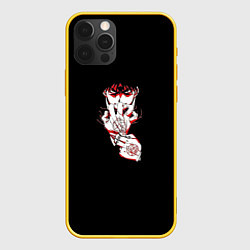 Чехол для iPhone 12 Pro Рой Мустанг Стальной алхимик, цвет: 3D-желтый