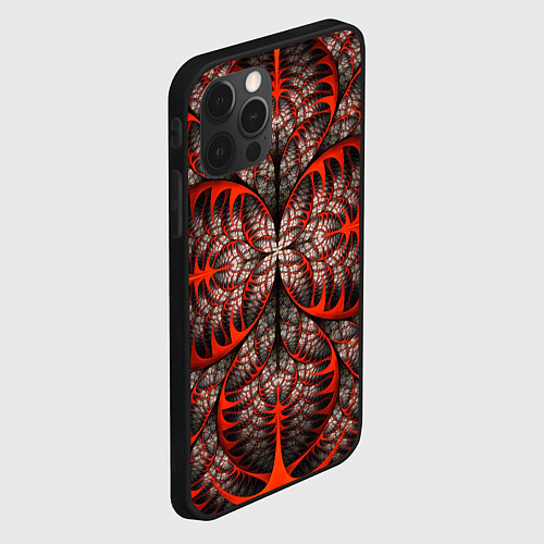 Чехол iPhone 12 Pro Готический узор / 3D-Черный – фото 2