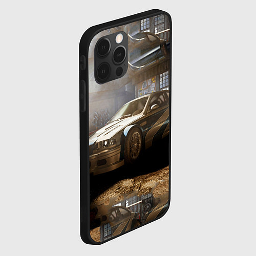 Чехол iPhone 12 Pro Nfs most wanted bmw / 3D-Черный – фото 2