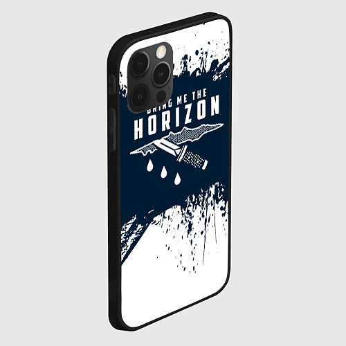 Чехол iPhone 12 Pro Bring Me the Horizon рана / 3D-Черный – фото 2