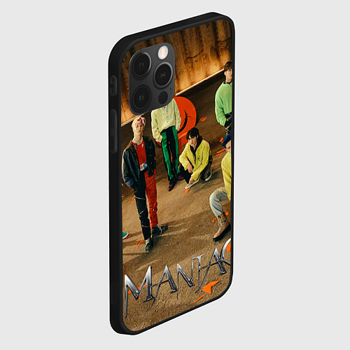 Чехол iPhone 12 Pro Stray Kids Maniac / 3D-Черный – фото 2