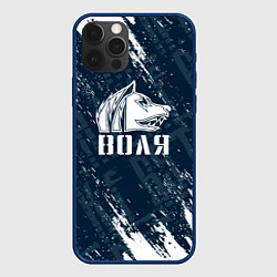 Чехол для iPhone 12 Pro Stalker - краска, цвет: 3D-тёмно-синий