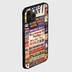Чехол для iPhone 12 Pro Рекламные стикеры - retro, цвет: 3D-черный — фото 2