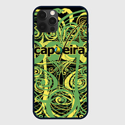 Чехол для iPhone 12 Pro Capoeira pattern, цвет: 3D-черный