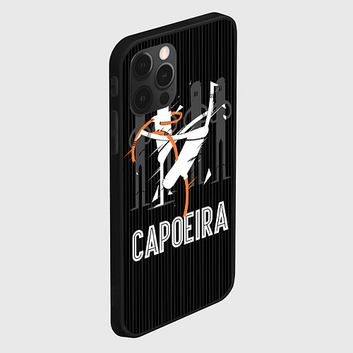 Чехол iPhone 12 Pro Capoeira - duel / 3D-Черный – фото 2