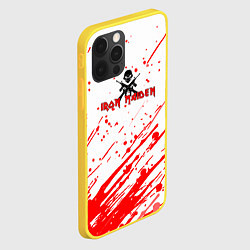 Чехол для iPhone 12 Pro Iron Maiden rock Senjutsu, цвет: 3D-желтый — фото 2