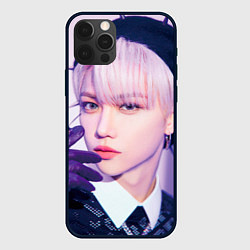 Чехол для iPhone 12 Pro Stray Kids 2nd World Tour Maniac Felix, цвет: 3D-черный