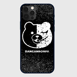 Чехол для iPhone 12 Pro Danganronpa с потертостями на темном фоне, цвет: 3D-черный