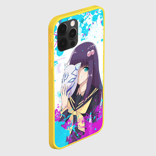 Чехол iPhone 12 Pro Бэнио Адасино / 3D-Желтый – фото 2