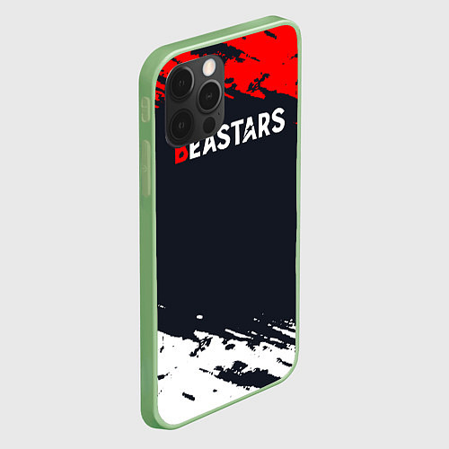 Чехол iPhone 12 Pro Beastars краска / 3D-Салатовый – фото 2