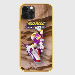 Чехол для iPhone 12 Pro Wave the Swallow - Sonic Free Riders, цвет: 3D-желтый