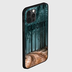 Чехол для iPhone 12 Pro Мрачный Лес GLOOMY, цвет: 3D-черный — фото 2