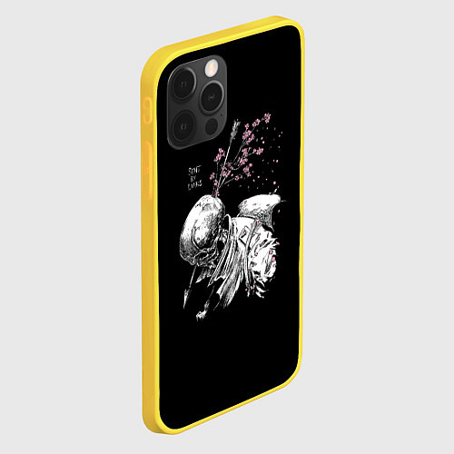 Чехол iPhone 12 Pro Sent by liars / 3D-Желтый – фото 2