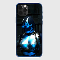 Чехол для iPhone 12 Pro Робот - женщина, цвет: 3D-тёмно-синий