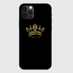 Чехол для iPhone 12 Pro Королевская особа, цвет: 3D-черный