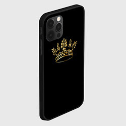 Чехол для iPhone 12 Pro Королевская особа, цвет: 3D-черный — фото 2