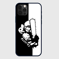 Чехол для iPhone 12 Pro Человек-бензопила Дэндзи и Почита, цвет: 3D-черный