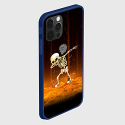 Чехол для iPhone 12 Pro Skeletons dab - dark forest, цвет: 3D-тёмно-синий — фото 2