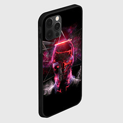 Чехол для iPhone 12 Pro Неоновый пришелец, цвет: 3D-черный — фото 2