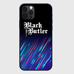 Чехол для iPhone 12 Pro Black Butler stream, цвет: 3D-черный