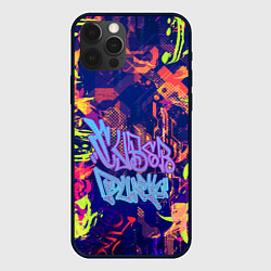 Чехол для iPhone 12 Pro Electronic cyberpunk case, цвет: 3D-черный