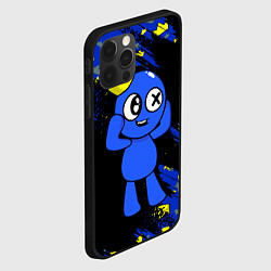 Чехол для iPhone 12 Pro Радужные друзья Синий, цвет: 3D-черный — фото 2