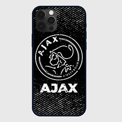 Чехол для iPhone 12 Pro Ajax с потертостями на темном фоне, цвет: 3D-черный