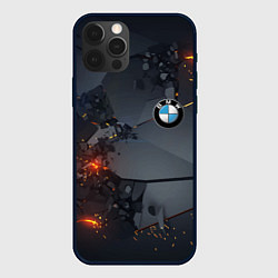 Чехол для iPhone 12 Pro BMW explosion, цвет: 3D-черный