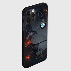 Чехол для iPhone 12 Pro BMW explosion, цвет: 3D-черный — фото 2