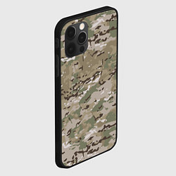 Чехол для iPhone 12 Pro Мультикам камуфляж, цвет: 3D-черный — фото 2