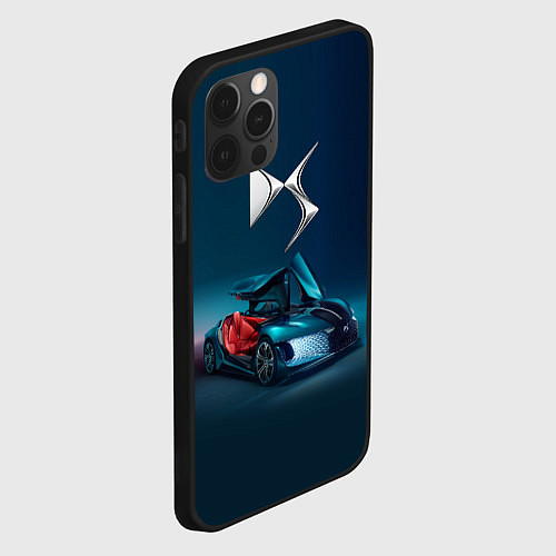 Чехол iPhone 12 Pro Citroen DS Spirit Concept / 3D-Черный – фото 2