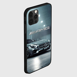 Чехол для iPhone 12 Pro Mercedes AMG - Motorsport, цвет: 3D-черный — фото 2