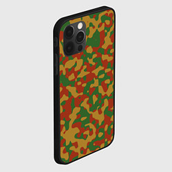 Чехол для iPhone 12 Pro Камуфляж WW2 German, цвет: 3D-черный — фото 2