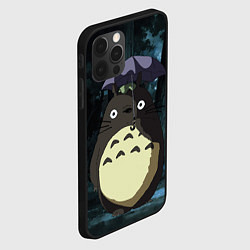 Чехол для iPhone 12 Pro Totoro in rain forest, цвет: 3D-черный — фото 2