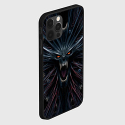 Чехол для iPhone 12 Pro Scream alien monster, цвет: 3D-черный — фото 2