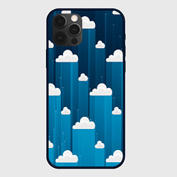 Чехол для iPhone 12 Pro Night clouds, цвет: 3D-черный