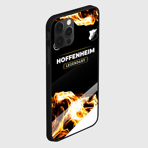 Чехол iPhone 12 Pro Hoffenheim legendary sport fire / 3D-Черный – фото 2