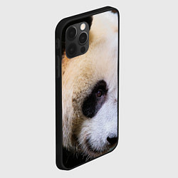 Чехол для iPhone 12 Pro Загадочная панда, цвет: 3D-черный — фото 2